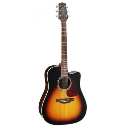 [Discontinued] Takamine ED5DC-BSB Dreadnought Solid Spruce Top Acoustic Electric Guitar with Bag - Brown Sunburst (ED5DC BSB)