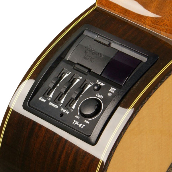 [Discontinued] Takamine ED5DC-BSB Dreadnought Solid Spruce Top Acoustic Electric Guitar with Bag - Brown Sunburst (ED5DC BSB)