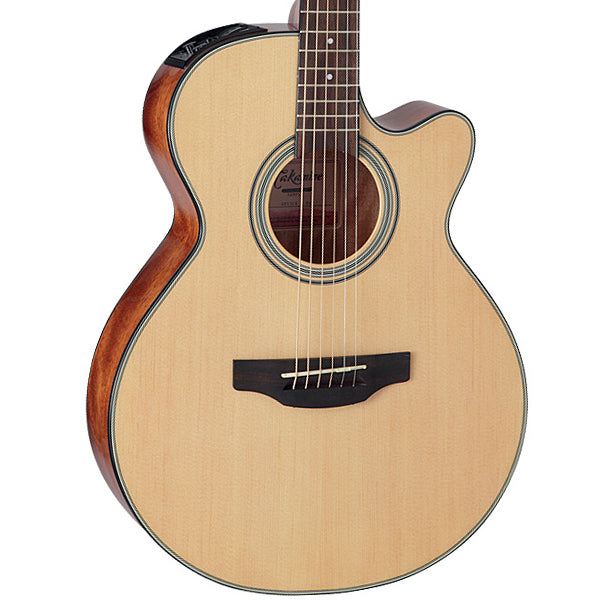 [Discontinued] Takamine GF15CE-NAT FXC Cutaway Spruce Top Acoustic Electric Guitar with Bag - Natural (GF15CE NAT)