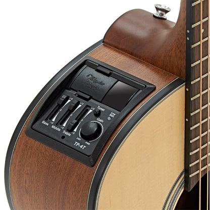 Takamine GX18CE-NS 3/4 Size NEX Mini Cutaway Solid Spruce Top Acoustic Electric Guitar with Bag - Natural Satin (GX18CE NS)