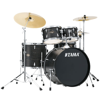 Tama Imperialstar IE52KH6W 5 Piece Drum Set with Zildjian ZP4PK Cymbal Set - 22 Inch Bass Drum (Imperial Star)