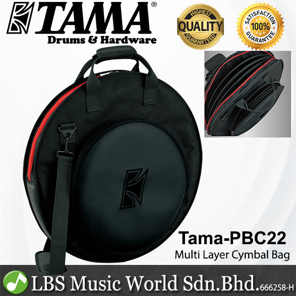 Tama PBC22 22 Inch Multi Layer PowerPad Nylon Cymbal Bag (PBC 22)