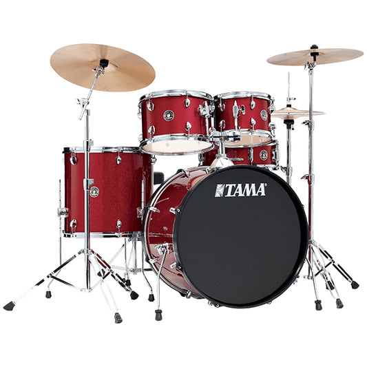 Tama Rhythm Mate 5 Piece Drum Set with Zildjian ZP4PK Cymbal Set - 22 Inch Bass Drum