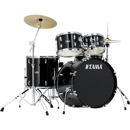 Tama Stagestar SG52KH6 5 Piece Drum Set with Istanbul Agop MS-X Cymbal Set - 22 Inch Bass Drum (Stage Star)
