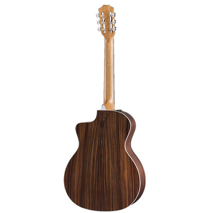 Taylor 214ce-N Nylon String Grand Auditorium Solid Spruce Top Classical Electric Guitar - Natural (214 ce)