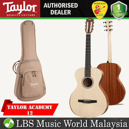 Taylor Academy 12 Grand Concert Acoustic Guitar Sitka Spruce Top Acoustic Guitar Natural