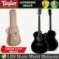 Taylor 214ce Deluxe Grand Auditorium Sitka Spruce Top Acoustic Electric Guitar Black (214 CE)