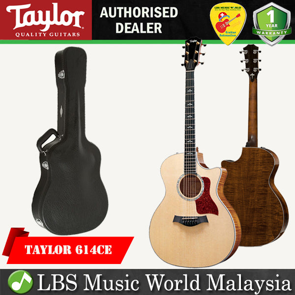 Taylor 614ce Builder's Edition Grand Auditorium Sitka Spruce Top Acoustic Electric Guitar (614 ce)