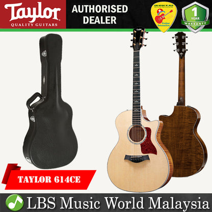 Taylor 614ce Builder's Edition Grand Auditorium Sitka Spruce Top Acoustic Electric Guitar (614 ce)