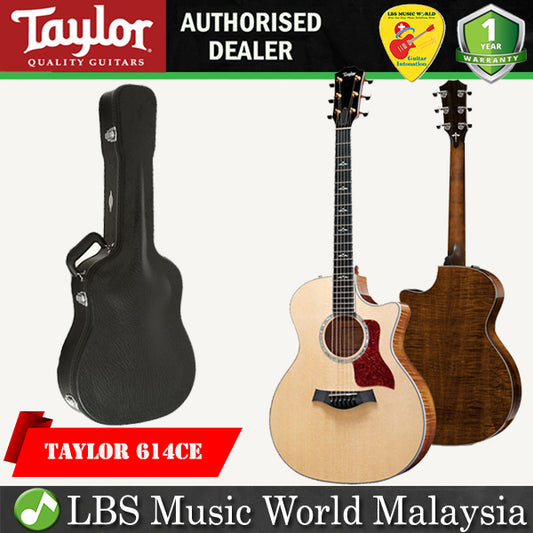 Taylor 614ce Builder's Edition Grand Auditorium Sitka Spruce Top Acoustic Electric Guitar (614 ce)