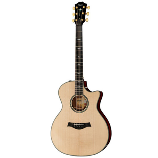 Taylor 814ce Cocobolo LTD with Solid Lutz Spruce Top Acoustic Electric Guitar Natural (814 ce LTD)