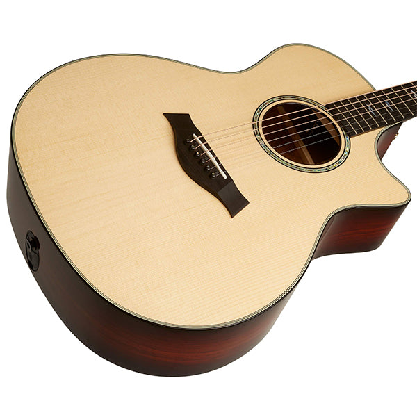 Taylor 814ce Cocobolo LTD with Solid Lutz Spruce Top Acoustic Electric Guitar Natural (814 ce LTD)