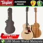 Taylor 214ce-K DLX Cutaway Grand Auditorium Acoustic Electric Guitar With Case (214 ce- KDLX)