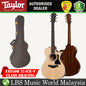 Taylor 312ce V-Class Bracing Cutaway Grand Concert Acoustic Electric Guitar with Case (312 ce)