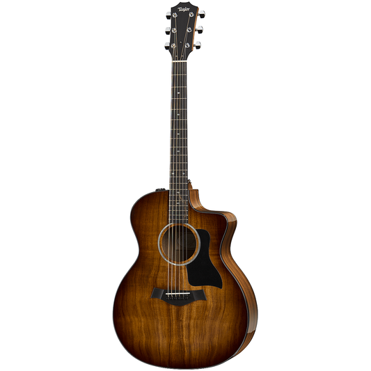 Taylor 224ce-K DLX Cutaway Grand Auditorium Acoustic Electric Guitar with Case (224 ce-K)