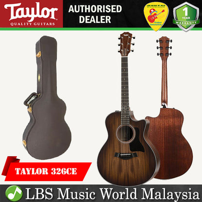 Taylor 326ce SEB Cutaway Grand Symphony Acoustic Guitar with Case (326 ce)