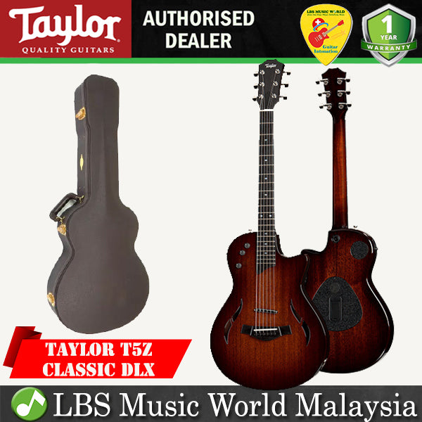Taylor T5z Classic DLX 6 string Acoustic Electric Guitar with Case (T5 z)