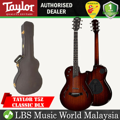 Taylor T5z Classic DLX 6 string Acoustic Electric Guitar with Case (T5 z)