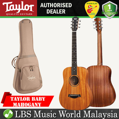Taylor Baby Taylor Mahogany BT2 3/4 Dreadnought Acoustic Guitar with Bag (BT2)