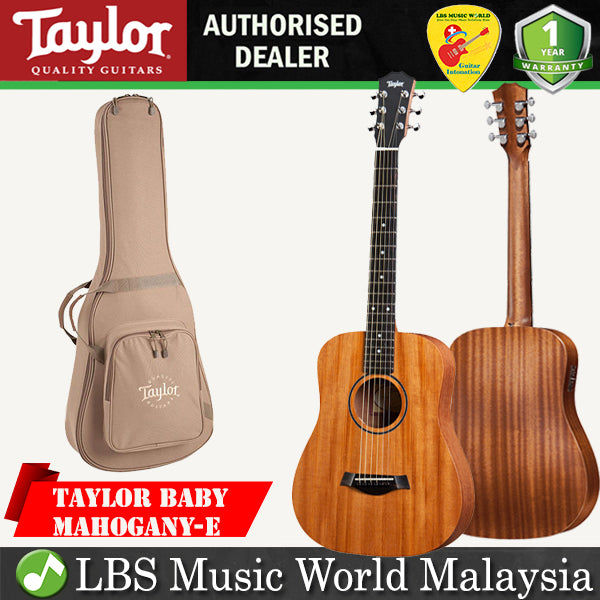 Taylor Baby Mahogany BT2-e 3/4 Dreadnought Acoustic Electric Guitar with Bag (BT2e BT2 e)