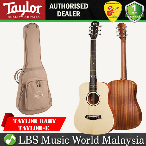 Taylor Baby Taylor-e BT1-e 3/4 Dreadnought Acoustic Electric Guitar with Bag (BT1e BT1 e)