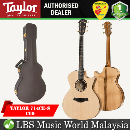 Taylor 714ce-S LTD Cutaway Grand Auditorium Acoustic Electric Guitar with Case (714 ce S )