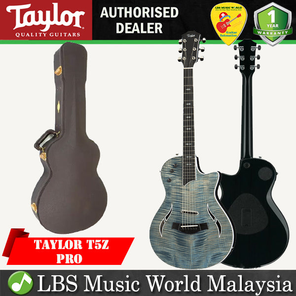 Taylor T5z Pro Special Edition Denim Acoustic Electric Guitar with Case (T5 z)