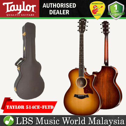 Taylor 514ce-FLTD Cutaway Grand Auditorium Acoustic Electric Guitar with Case (514 ce FLTD )