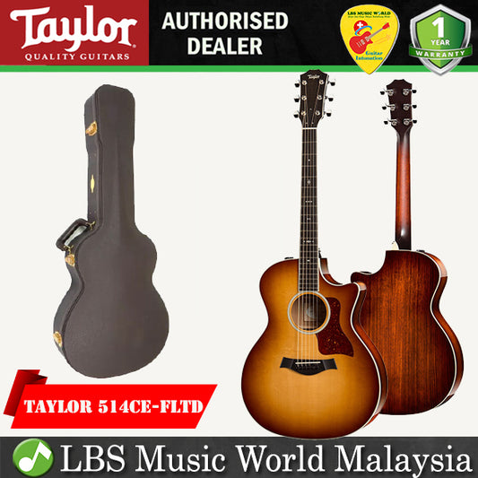 Taylor 514ce-FLTD Cutaway Grand Auditorium Acoustic Electric Guitar with Case (514 ce FLTD )