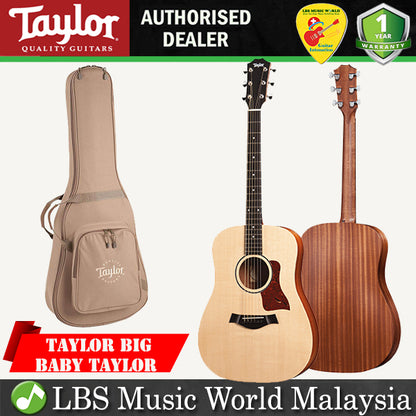 Taylor Big Baby Taylor Full Size Dreadnought 6 string Acoustic Guitar with Bag (BBT)