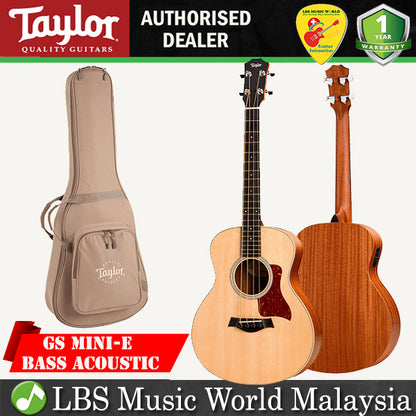 Taylor GS Mini-e Bass 4 string Acoustic Electric Bass Guitar with Bag (GS Mini e Bass)