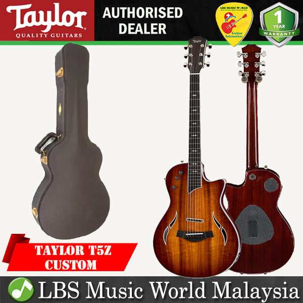 Taylor T5z Custom First Edition Koa Shaded Edgeburst Acoustic Electric Guitar with Case (T5 z)