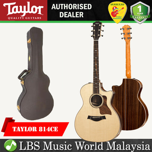 Taylor 814ce Cutaway Grand Auditorium 6 string Acoustic Electric Guitar with Case (814 ce)