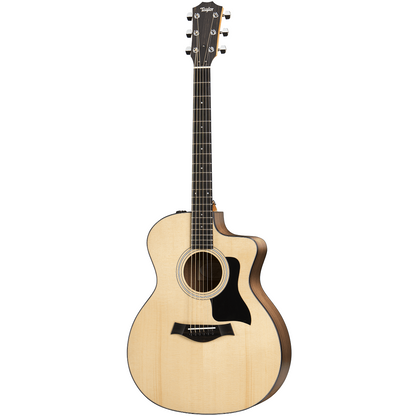 Taylor 114ce Cutaway Grand Auditorium, Walnut Body Woods Acoustic Electric Guitar with Bag (114 ce)
