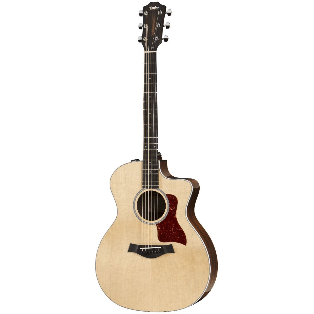 Taylor 214ce-CF DLX Cutaway Grand Auditorium 6 string Acoustic Electric Guitar with Case (214 ce-CF DLX)