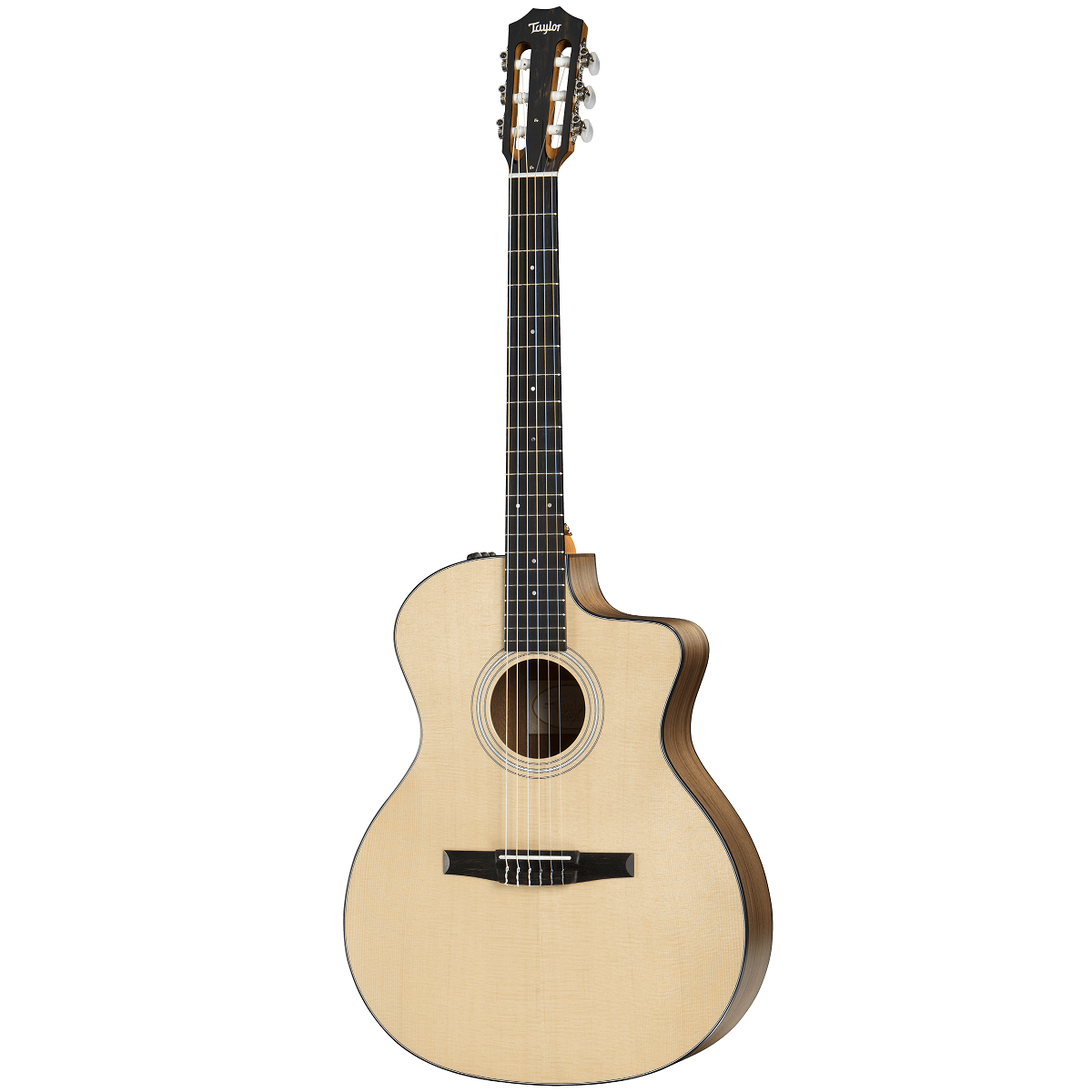 Taylor 114ce-N Cutaway Grand Auditorium Walnut Body Woods Acoustic Electric Guitar with Bag (114 ce)