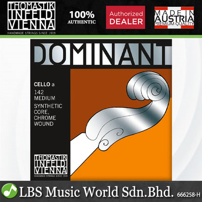 Thomastik Infeld Vienna 142 Dominant 4/4 Full Size Cello Single A String