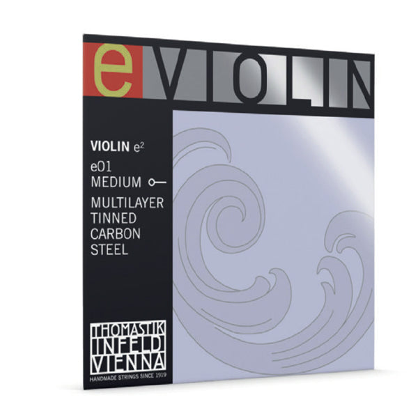 Thomastik E01 4/4 Medium Carbon Steel Violin String (E01 E 01)