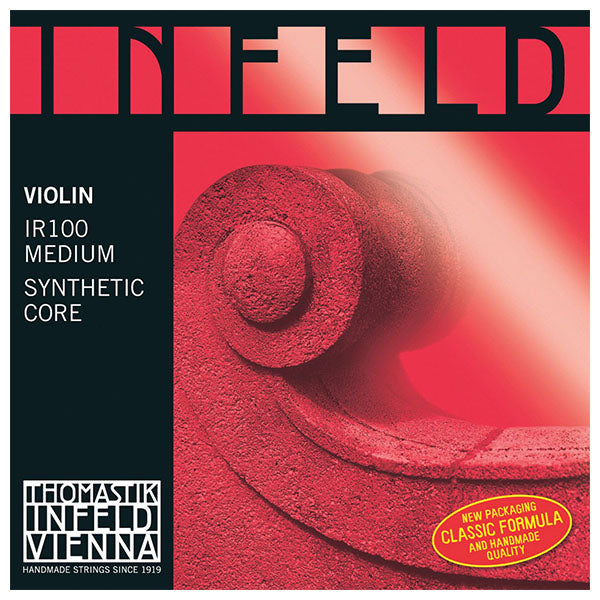 Thomastik Infeld Vienna IR100 Infeld Red 4/4 Full Size Violin Strings Set (IR 100)