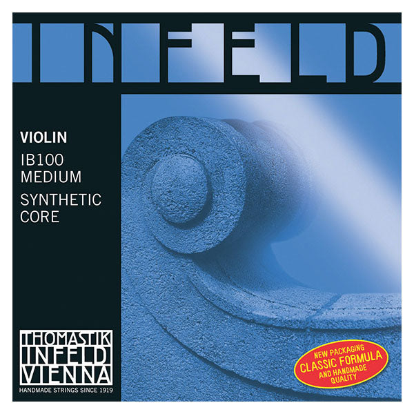 Thomastik Infeld Vienna IB100 Infeld Blue 4/4 Full Size Violin Strings Set (IB 100)