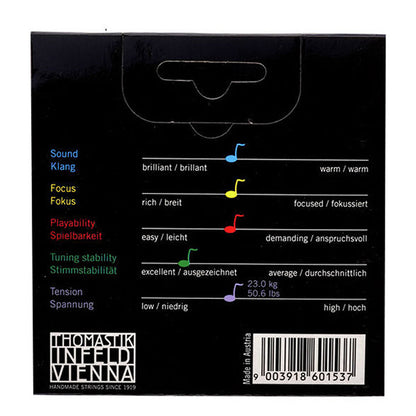 Thomastik Infeld Vienna VIT100 Vision Titanium Solo 4/4 Violin String Set Medium (VIT 100)