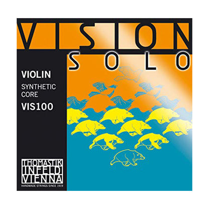 Thomastik Infeld Vienna VIS100 Vision Solo Synthetic Core 4/4 Violin String Set (VIS 100)