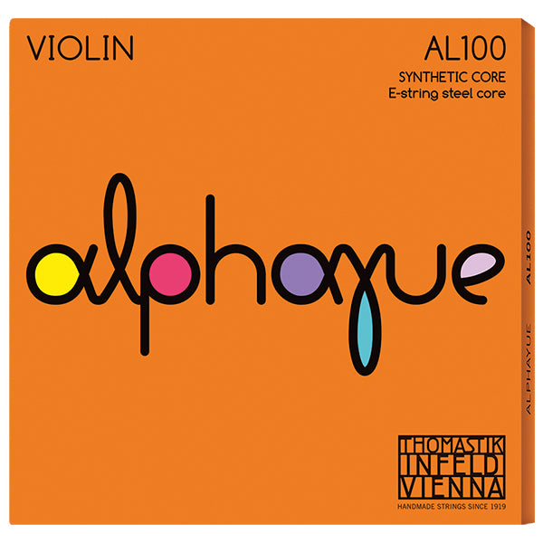 Thomastik Infeld Vienna AL100 Alphayue 4/4 Full Size Violin String Set (AL 100)