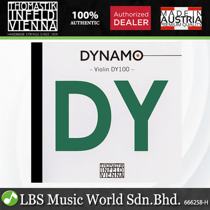 Thomastik Infeld Dynamo DY100 4/4 Full Size Violin Strings Set (DY 100)