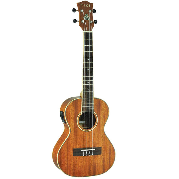 TIKI TMT-5P 5 Series Solid Mahogany Electric Tenor Ukulele - Natural Satin (TMT5P TMT 5P)