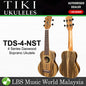TIKI TDS-4-NST 4 Series Dao Wood Soprano Ukulele - Natural Satin (TDS4 TDS 4)
