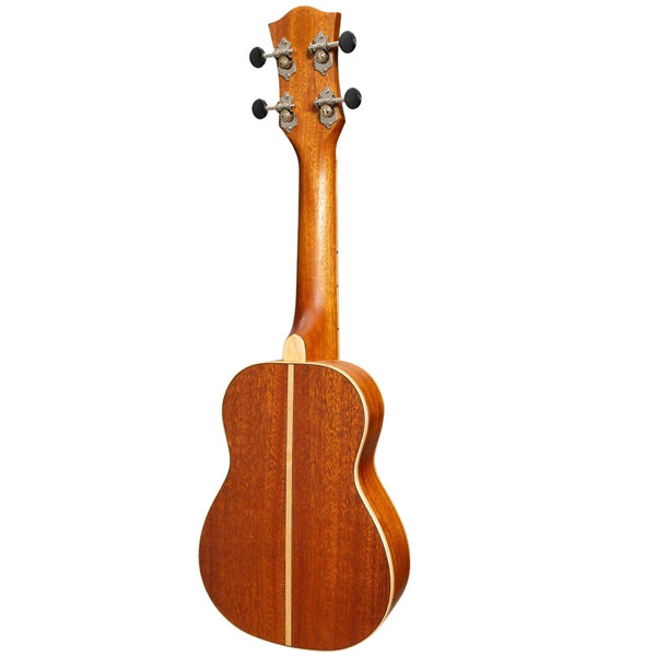 TIKI TMS-5-NST 5 Series Mahogany Solid Top Soprano Ukulele - Natural satin (TMS5 TMS 5)
