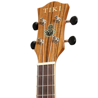 TIKI TDS-4-NST 4 Series Dao Wood Soprano Ukulele - Natural Satin (TDS4 TDS 4)