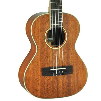 TIKI TMT-5-NST 5 Series Mahogany Solid Top Tenor Ukulele With Hard Case - Natural Satin (TMT5)