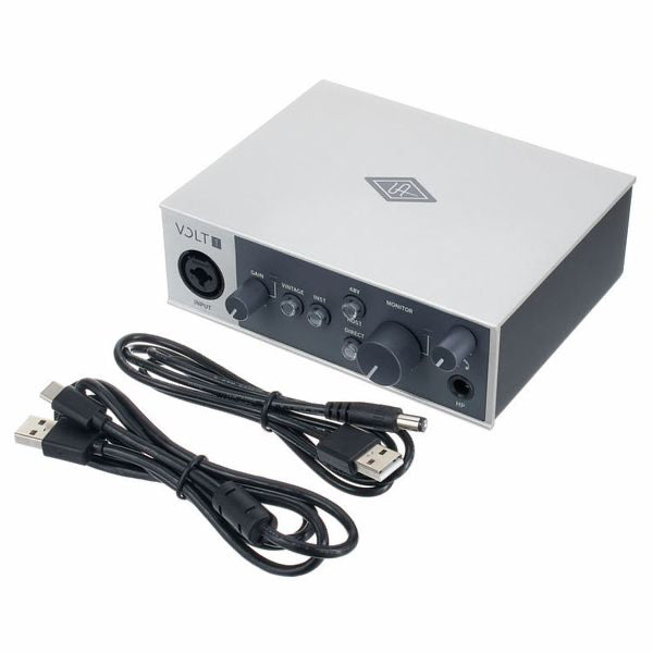 Universal Audio Volt 1 USB C Audio Interface with 1 Preamp and Recording Software (Volt1)